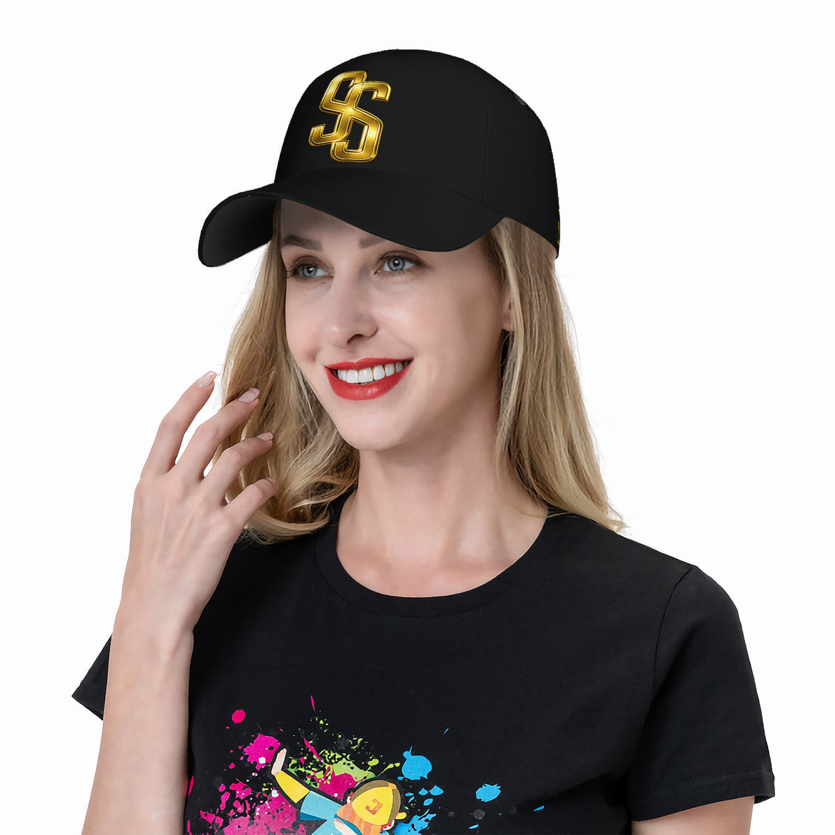 STAY SOLID Curved Brim Baseball Cap