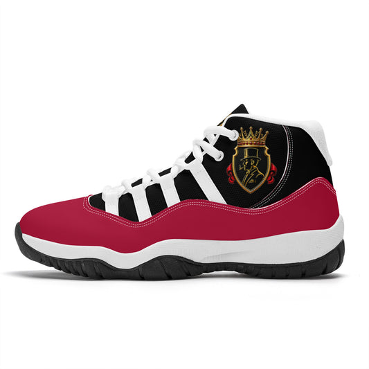 AG High Top Air Retro Sneakers - BLK/RED/WH