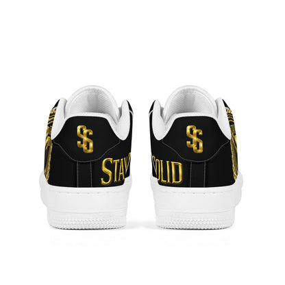 STAY SOLID Sneakers | Seamless Mid-Panel for Flawless Prints