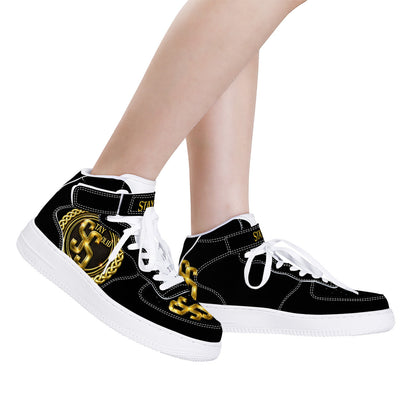 STAY SOLID  High Top Unisex Sneaker