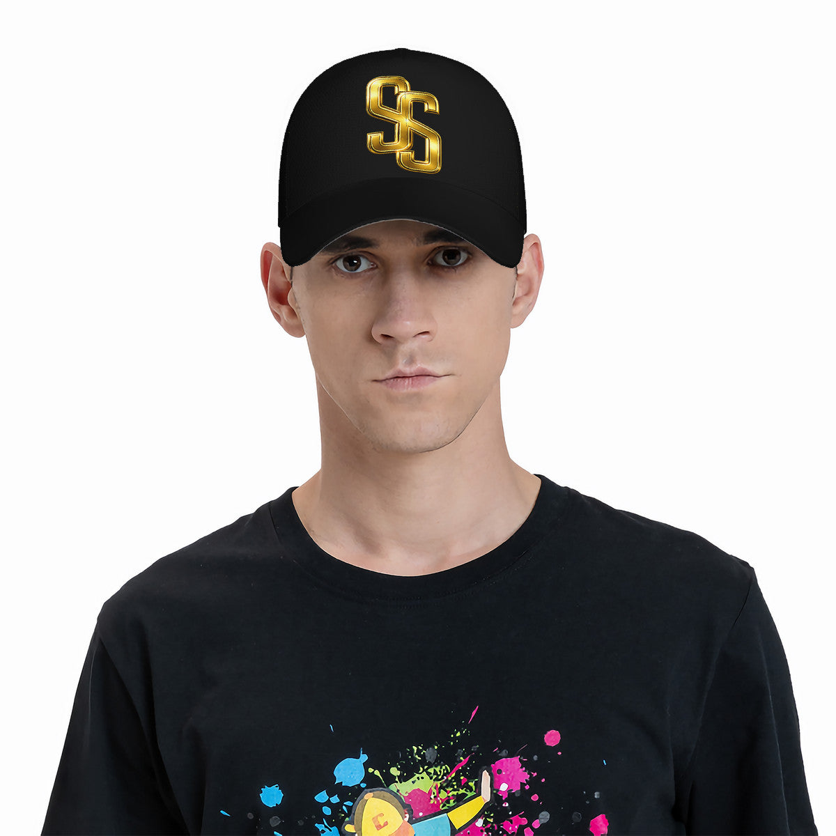STAY SOLID Curved Brim Baseball Cap