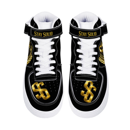 STAY SOLID  High Top Unisex Sneaker