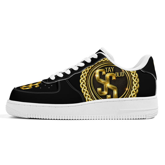 STAY SOLID Sneakers | Seamless Mid-Panel for Flawless Prints