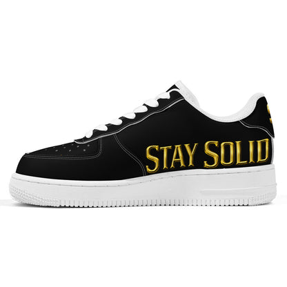 STAY SOLID Sneakers | Seamless Mid-Panel for Flawless Prints