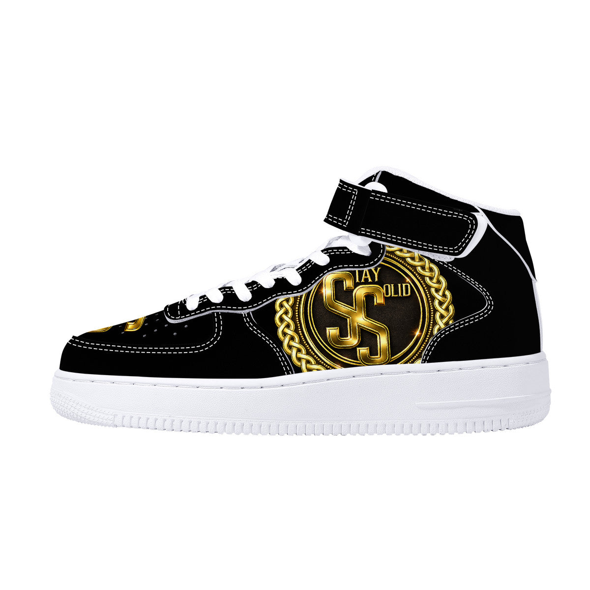 STAY SOLID  High Top Unisex Sneaker