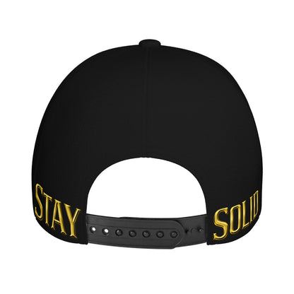 STAY SOLID Curved Brim Baseball Cap