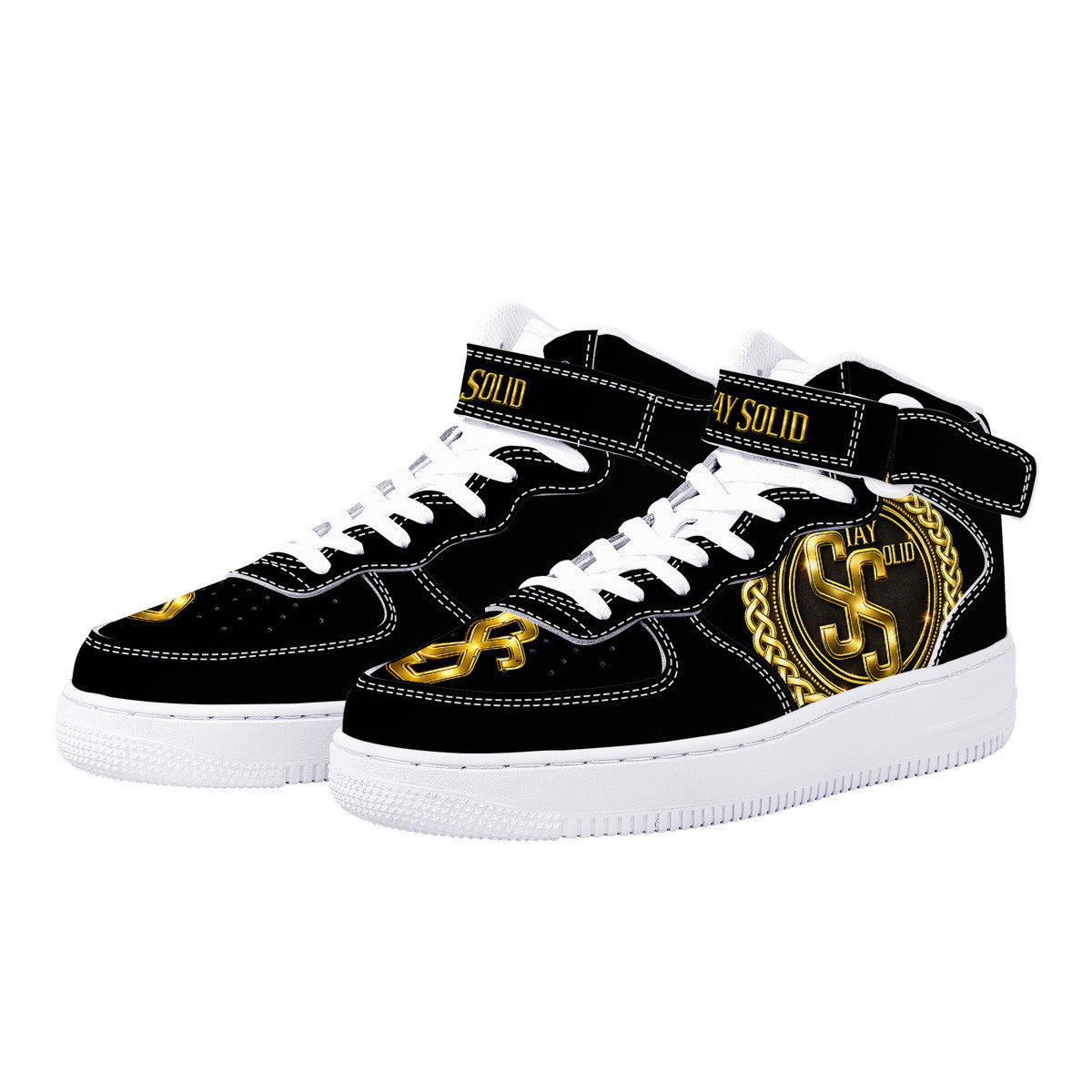 STAY SOLID  High Top Unisex Sneaker