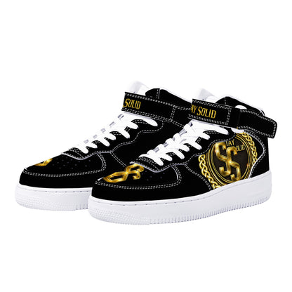 STAY SOLID  High Top Unisex Sneaker