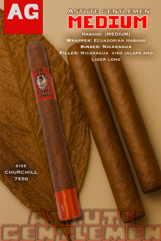 AG Habano {MEDIUM} CHURCHILL 7X50