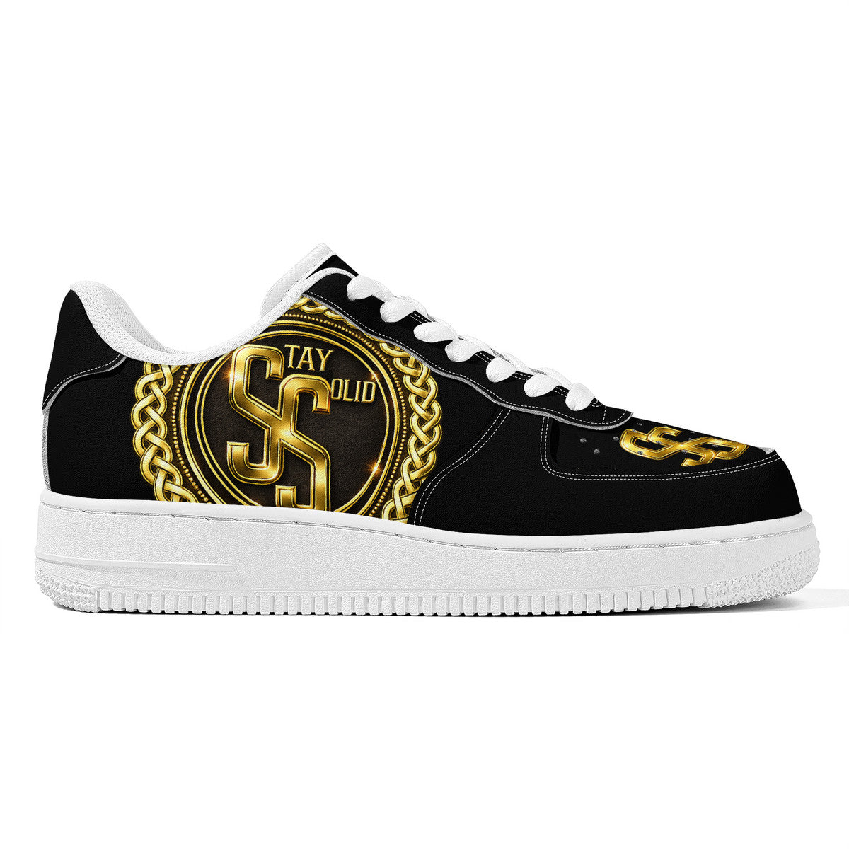 STAY SOLID Sneakers | Seamless Mid-Panel for Flawless Prints