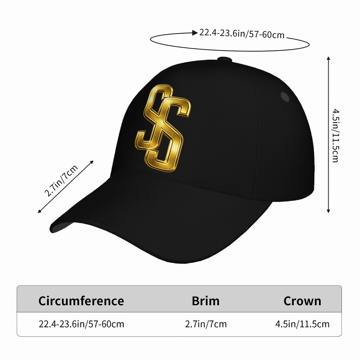 STAY SOLID Curved Brim Baseball Cap