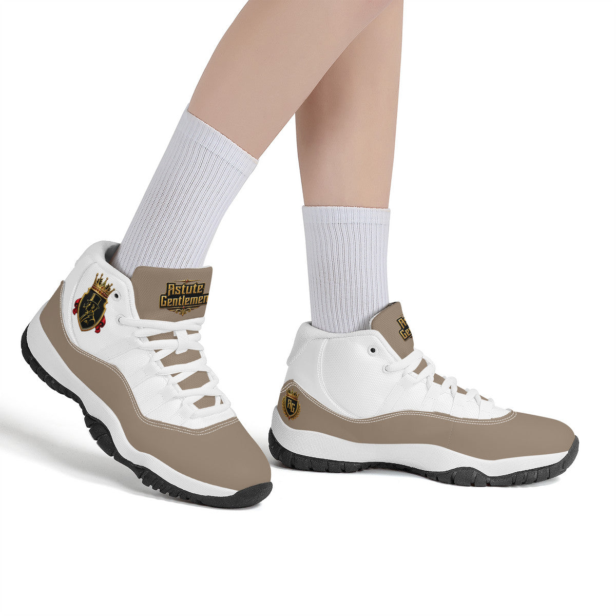 AG Air Retro Sneakers - BRN White