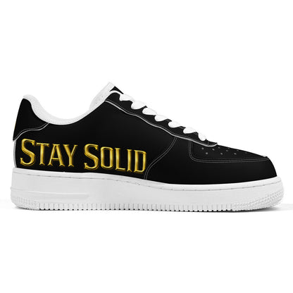 STAY SOLID Sneakers | Seamless Mid-Panel for Flawless Prints