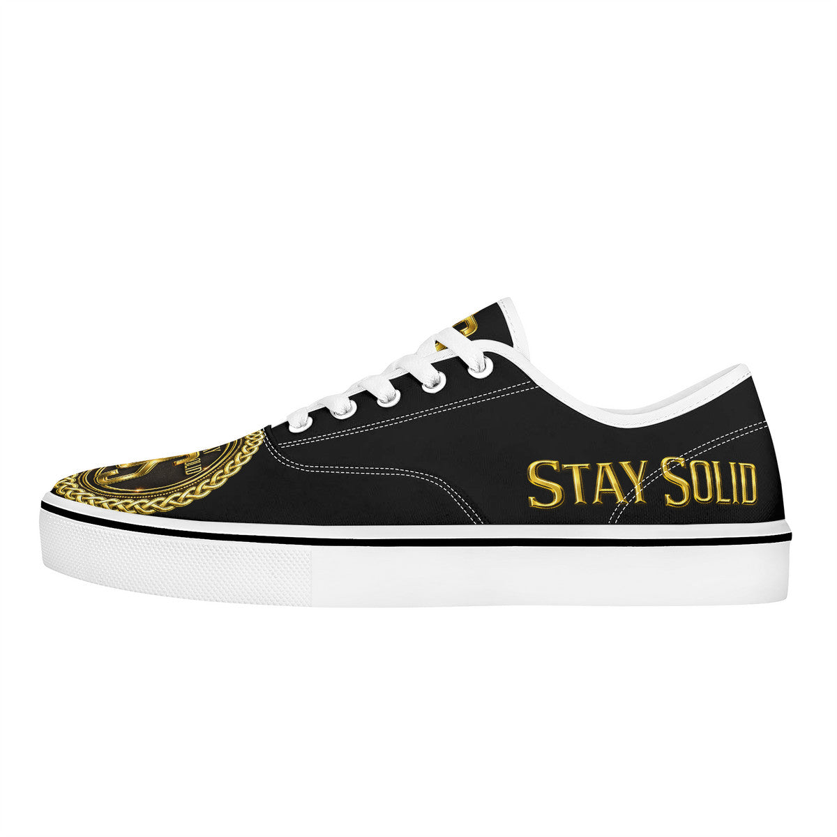 STAY SOLID  Skate Shoes With Customized Tongue
