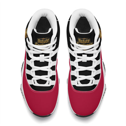 AG High Top Air Retro Sneakers - BLK/RED/WH
