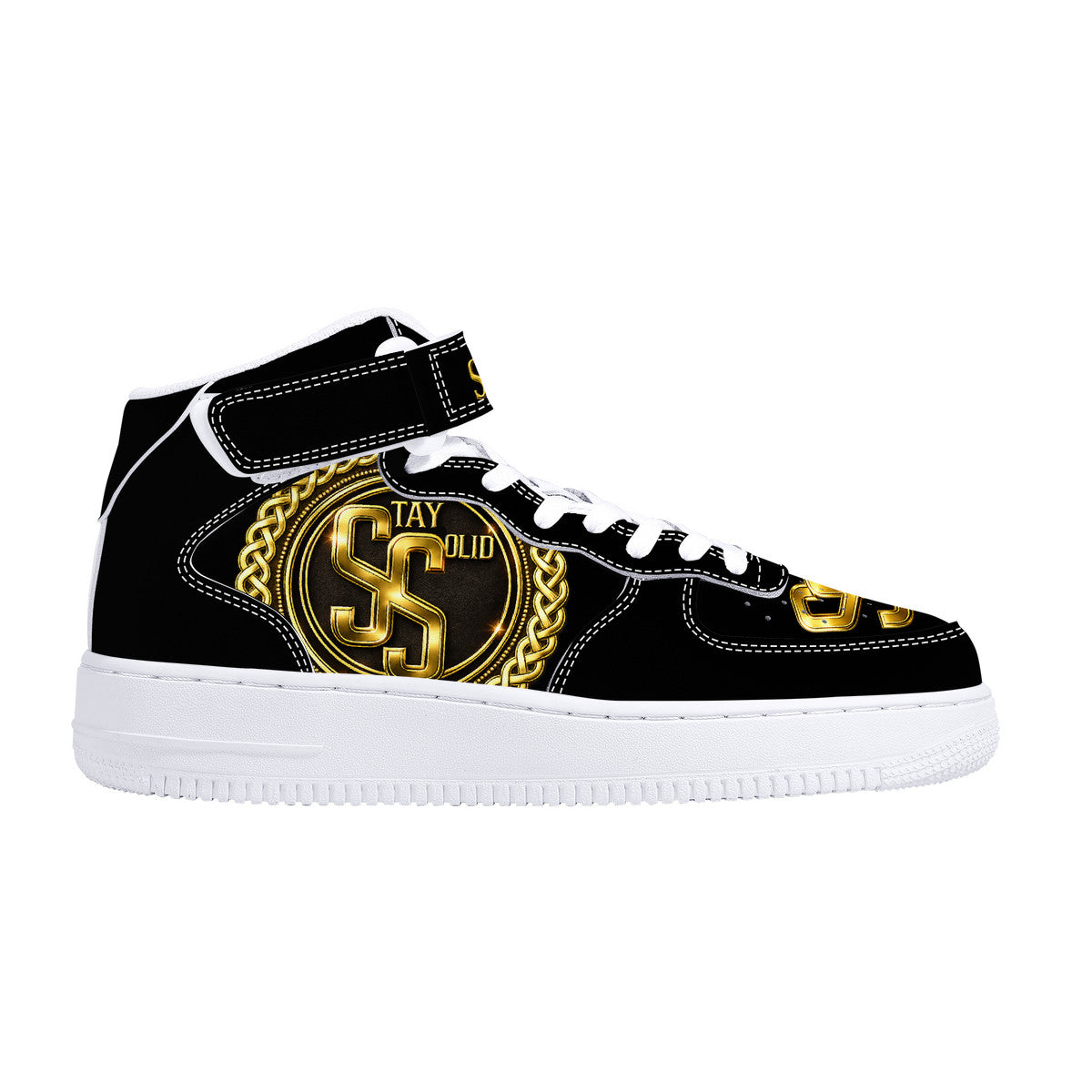 STAY SOLID  High Top Unisex Sneaker